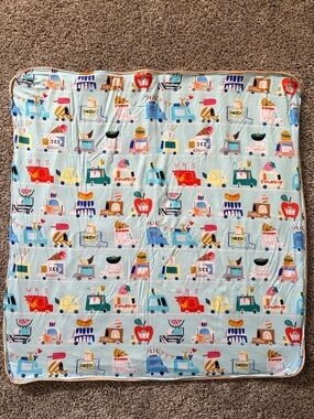 Little Sleepies Food Trucks Custom Mini Bamboo Blanket